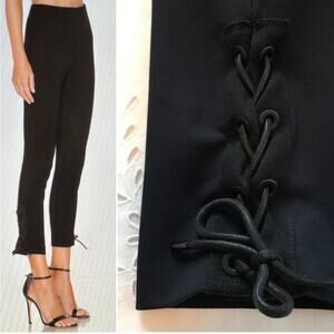 Rag & Bone Simone Lace Up Pants in Navy Blue - Size 10